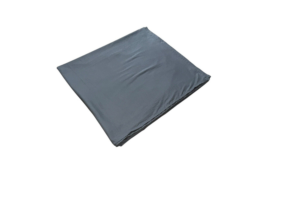 iEnjoy Home King Sized Flat Sheet Microfiber Bedding Solid Dark Gray Cooling